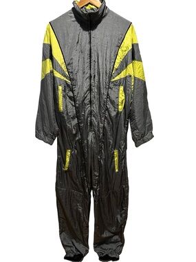 BUDDHIST PUNK -  Neon Colorblock Nylon jumpsuit